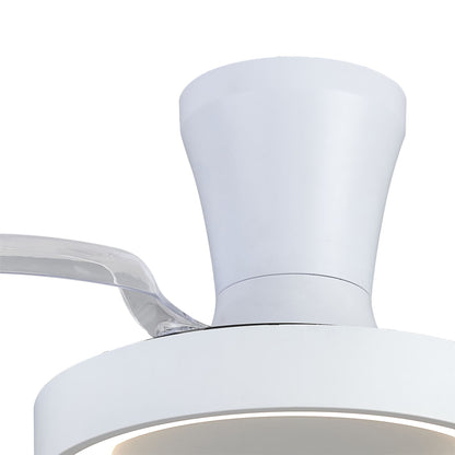 Niseko Fan XS 33cm 25W LED Dimmable Ceiling Light With Built-In 25W DC Fan, 2700-5000K Remote Control, 2500lm, White, 5yrs Warranty