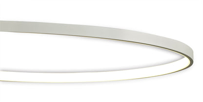 Mantra Nur XL Nur Blanco XL Rectangular Semi Flush 50W LED 4000K, 3900lm, Dimmable, White/Frosted Acrylic, 3yrs Warranty Ceiling