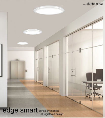 Mantra Fusion Edge Smart 56.5cm Ceiling Light, 80W LED, 3000-5000K Tuneable White, 4300lm, Remote Control, 3yrs Warranty