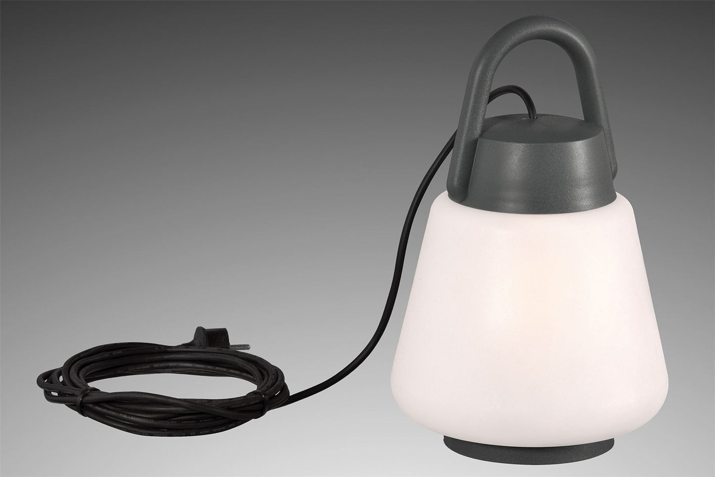 Mantra Fusion M6213 Kinke Table Lamp, 1 x E27, IP65, Anthracite, 2yrs Warranty