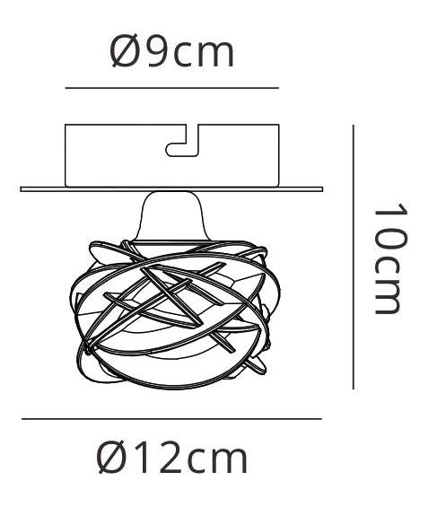 Mantra M3945 Maremagnum Ceiling 1 Light G9, Polished Chrome