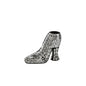 Diyas Home (DH) Anika Mosaic Shoe Ornament Silver Mosaic