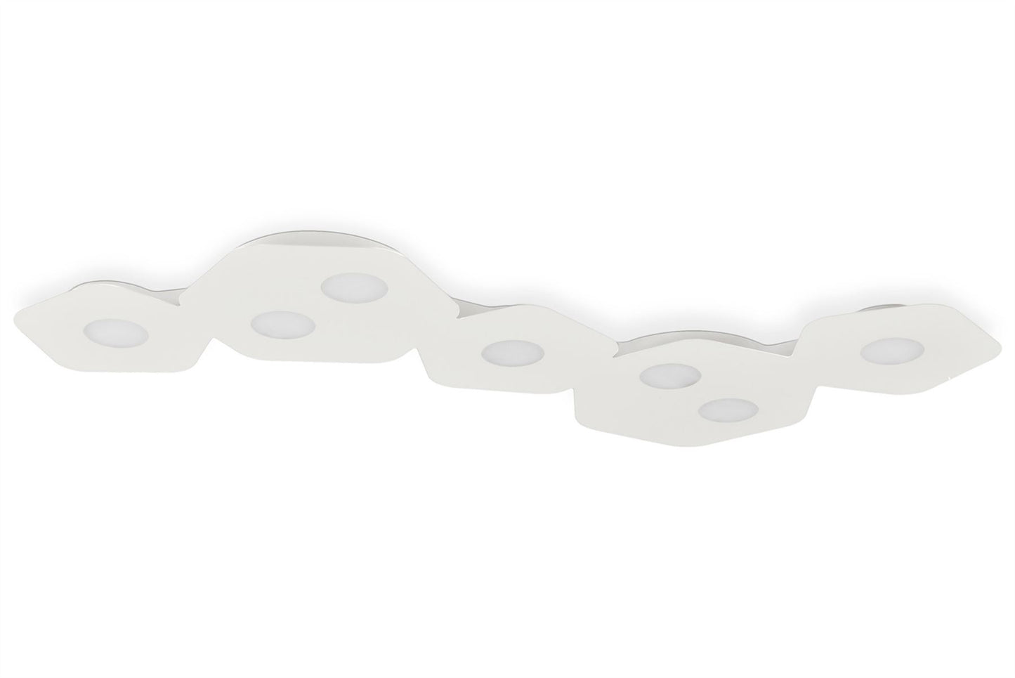 Mantra Area Linear Ceiling Light, 7 x GX53 (Max 9W, Not Included), Sand White