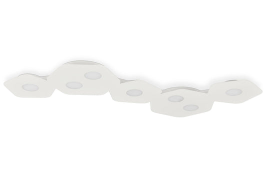 Mantra Area Linear Ceiling Light, 7 x GX53 (Max 9W, Not Included), Sand White