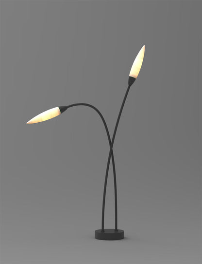 Mantra Fusion Espiga Multi-Head Post Lamp, 2 x G9, IP65, Anthracite, 2yrs Warranty