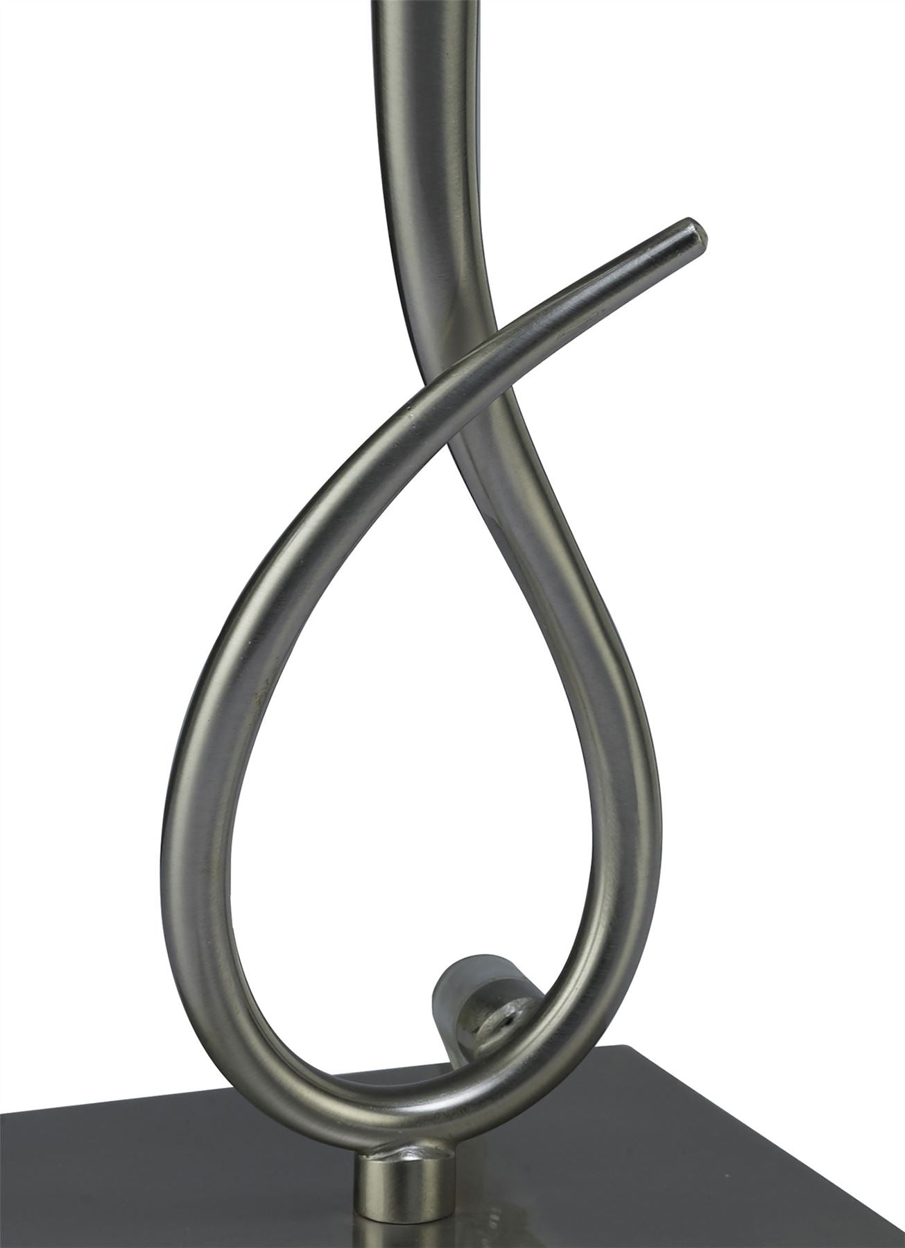 Mantra M3757 Iku Table Lamp 1 Light G9, Satin Nickel