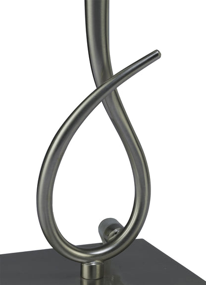 Mantra M3757 Iku Table Lamp 1 Light G9, Satin Nickel