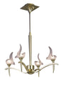 Mantra Viena 53cm Telescopic Pendant Round 4 Light G9, Polished Brass