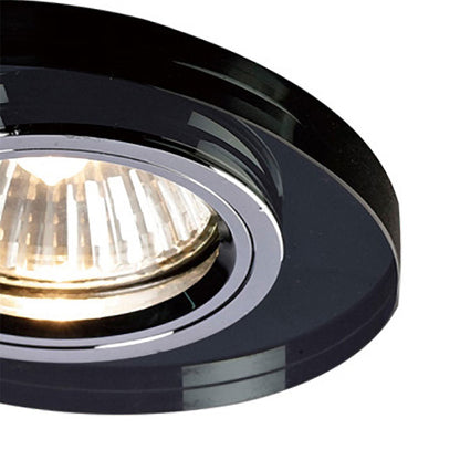 Diyas Crystal Downlights Crystal Downlight Oval Rim Only Black, IL30800 REQUIRED TO COMPLETE THE ITEM, Cut Out: 62mm