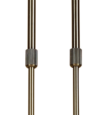 Mantra Alaska GU10 Telescopic 4 Light L1, SGU10 Bar, Antique Brass, CFL Lamps INCLUDED