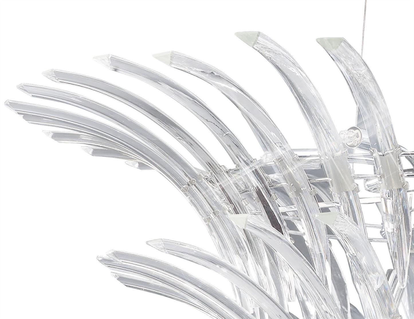 Diyas Sinclair 90cm  12 Light G9 Polished Chrome Ceiling Pendant Light Fitting