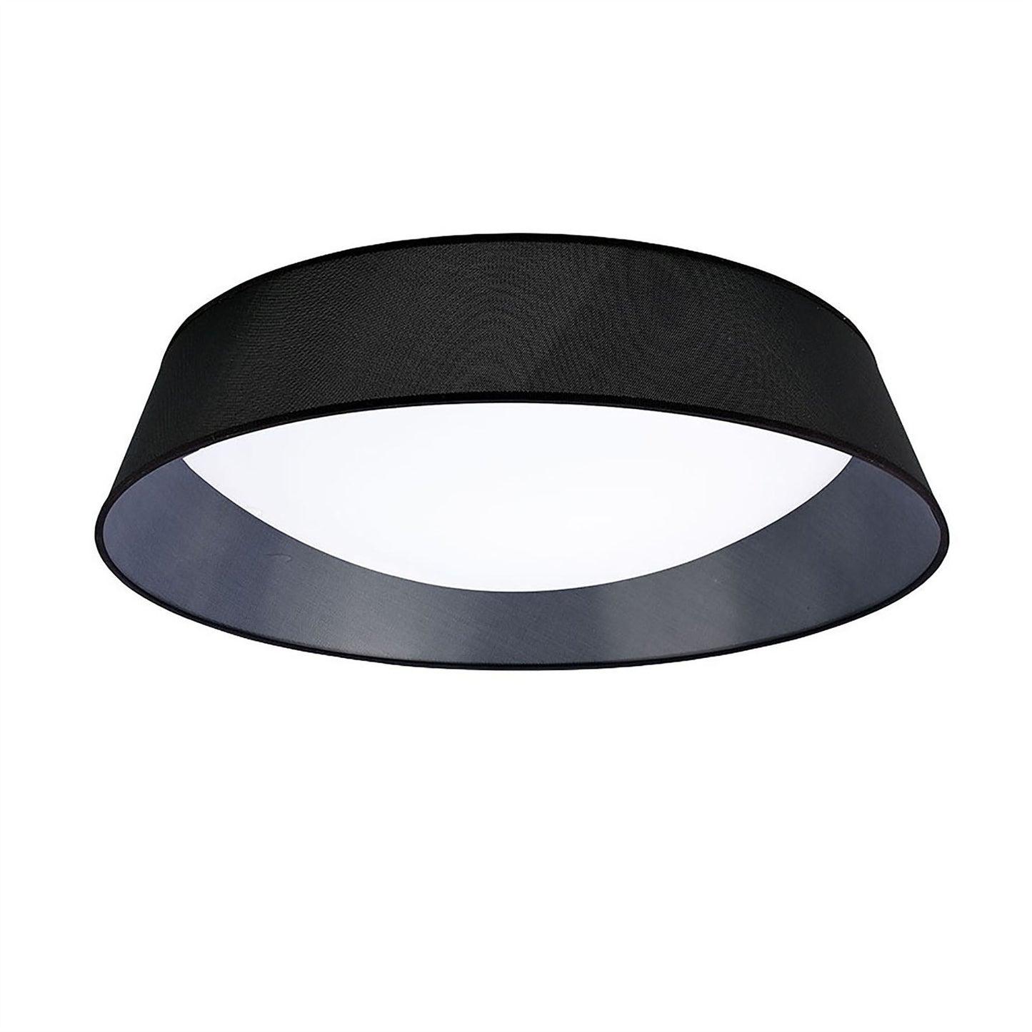 Mantra Nordica Plafones M4967 Nordica Ceiling 60W LED 90cm Black 3000K, 4200lm, White Acrylic with Black Shade, 3yrs Warranty