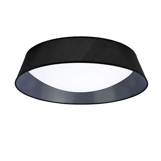 Mantra Nordica Plafones M4967 Nordica Ceiling 60W LED 90cm Black 3000K, 4200lm, White Acrylic with Black Shade, 3yrs Warranty