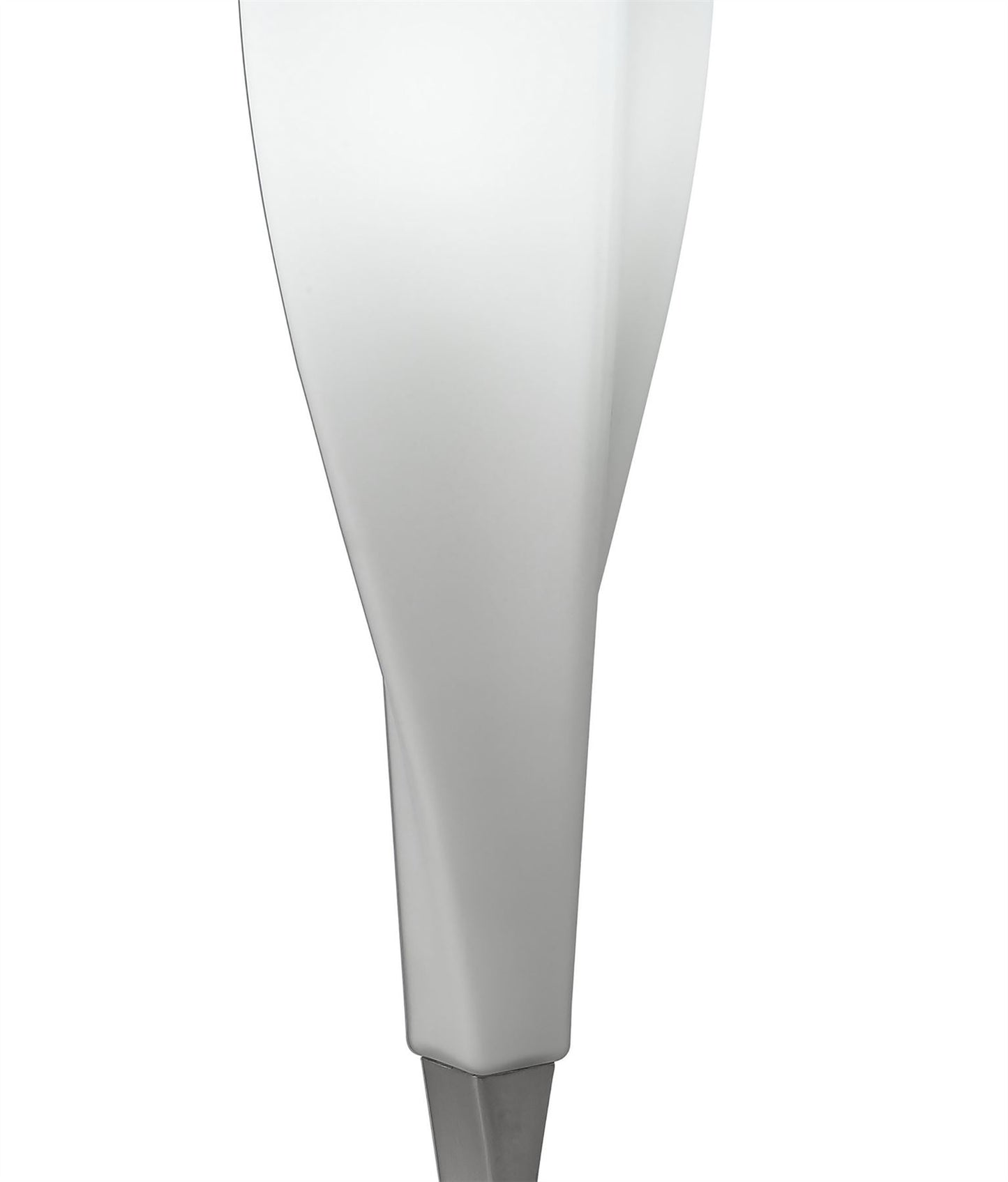 Mantra M3572 Neo Table Lamp 1 Light E27, Satin Nickel/Frosted White Glass