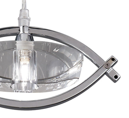 Mantra M0899 Kromo Pendant 1 Light G9, Polished Chrome