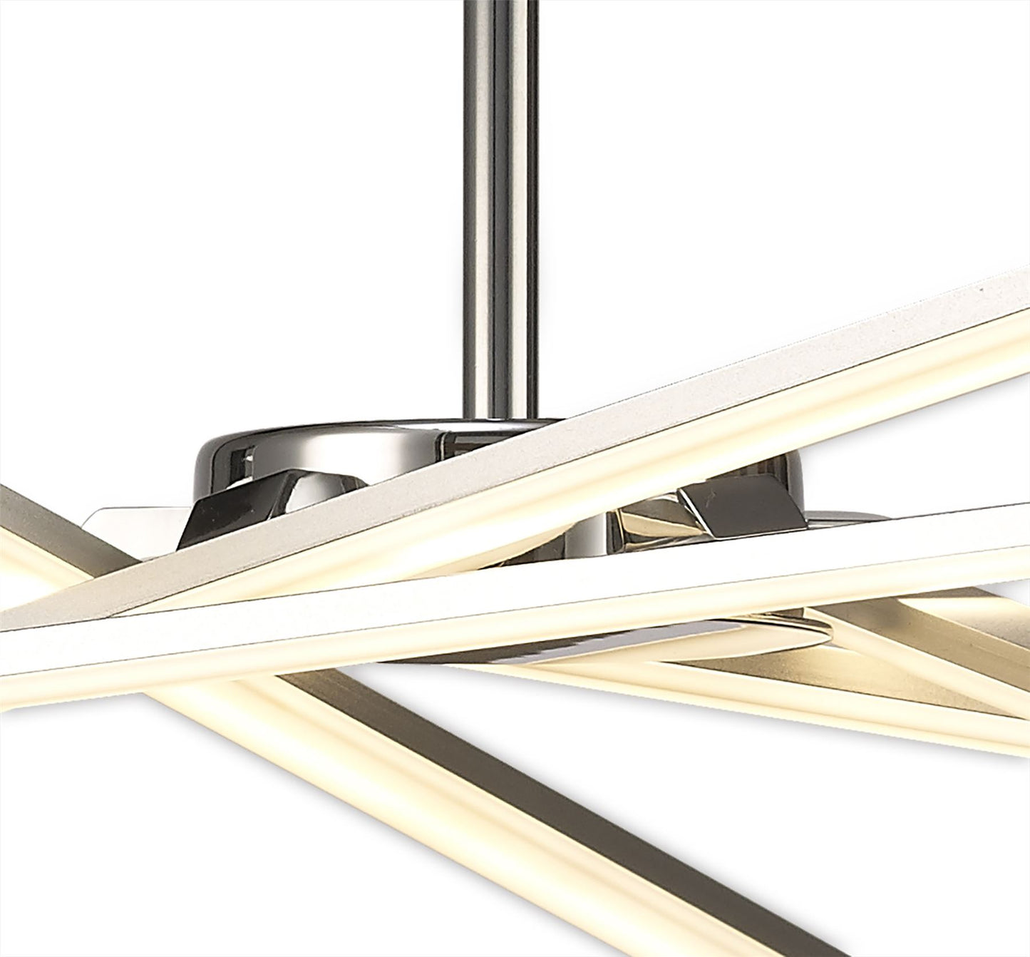Mantra M5918 Star LED Ceiling 70.5cm Round 42W 3000K, 3700lm, Dimmable, Silver/Frosted Acrylic/Polished Chrome, 3yrs Warranty - M5918 Ceiling