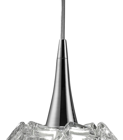 Mantra M3961 Artic Linear Pendant 3 Light E27 Line Large, Polished Chrome
