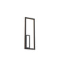 Mantra Boutique Rectangle Wall Light, 21W LED, 3000K, 1130lm, Black, 3yrs Warranty