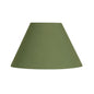 Oaks Lighting S501/5 Cotton Coolie Lampshade 140mm - Clip-On Candle Light Shade - Olive