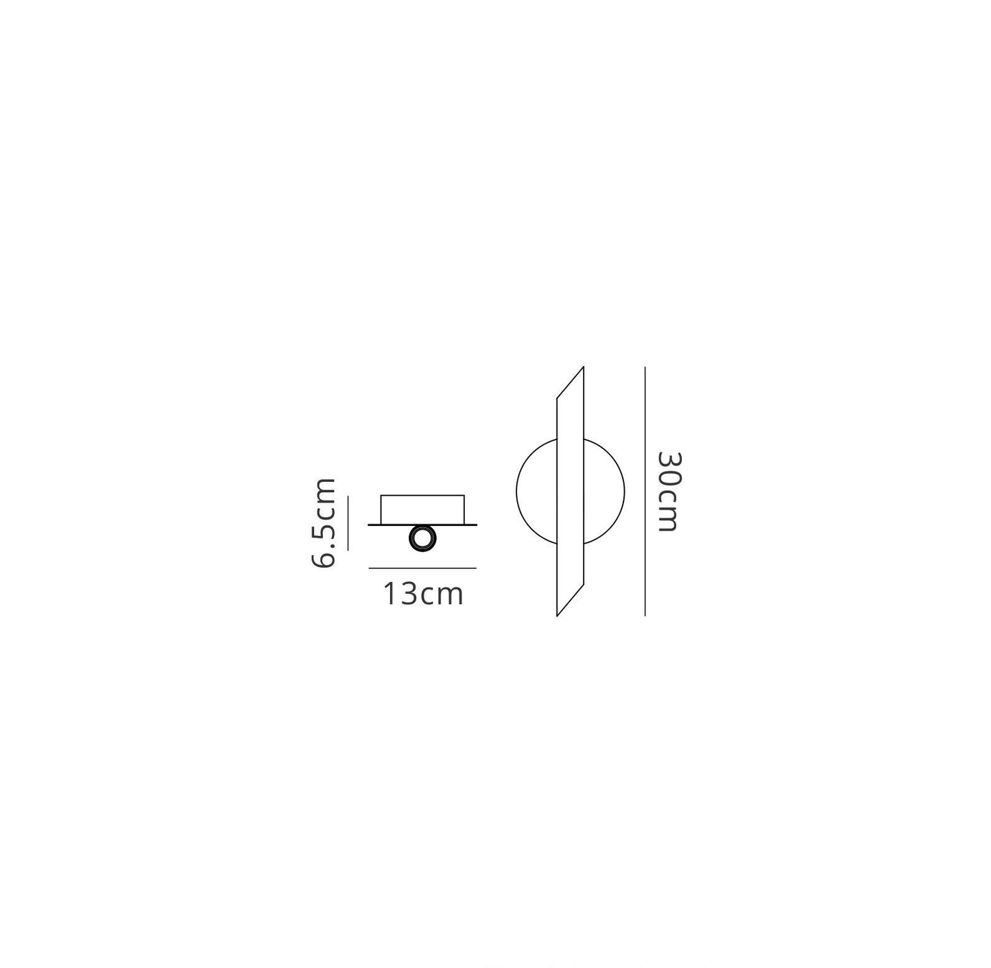 Mantra M5784 Take Blanco Wall Light 12W LED 3000K, 540lm, White, 3yrs Warranty