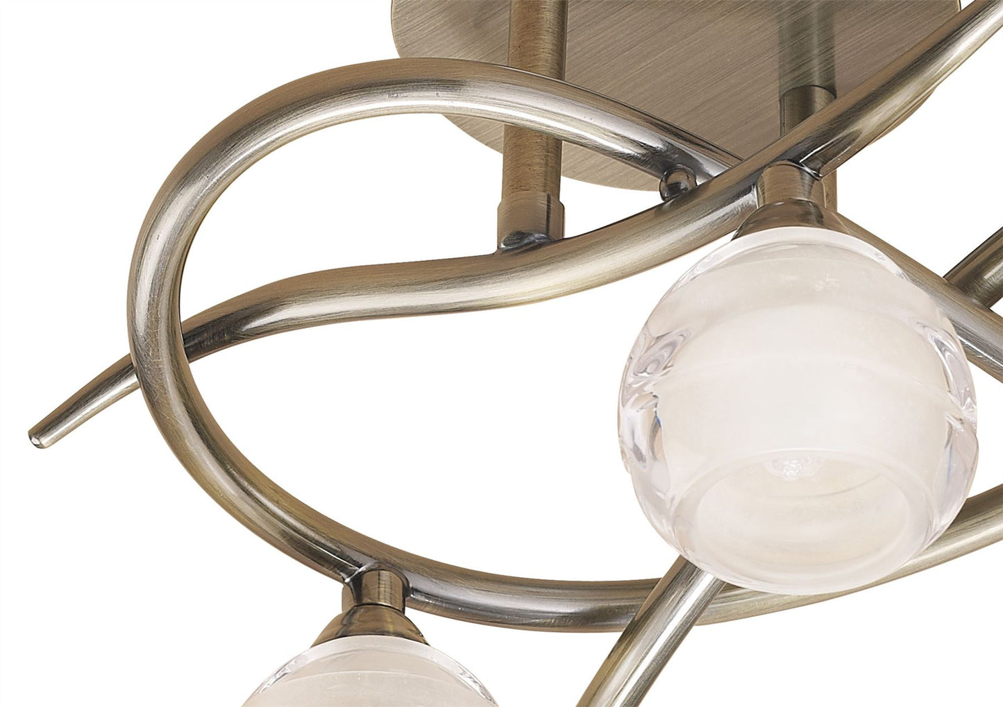 Mantra M1824 Loop Ceiling 3 Light G9 ECO, Antique Brass