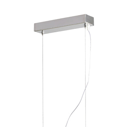 Mantra Fusion Tube Pendant 26W LED 4000K Polished Chrome/Sand Diamond, 2000lm, 3yrs Warranty