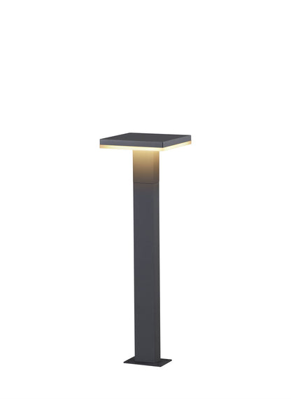 Mantra Fusion Tignes Pillar Lamp, 10W LED, 3000K, 700lm, IP54, Anthracite, 3 Years Warranty