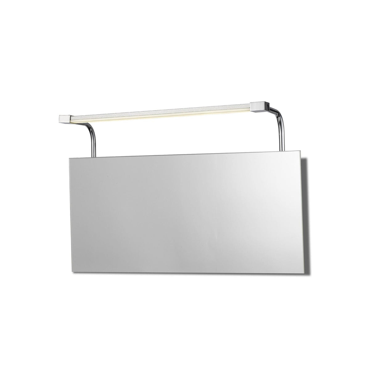 Mantra M5086 Sisley Wall Light 6W LED Chrome IP44 4000K, 420lm, Silver/Frosted Acrylic/Polished Chrome, 3yrs Warranty