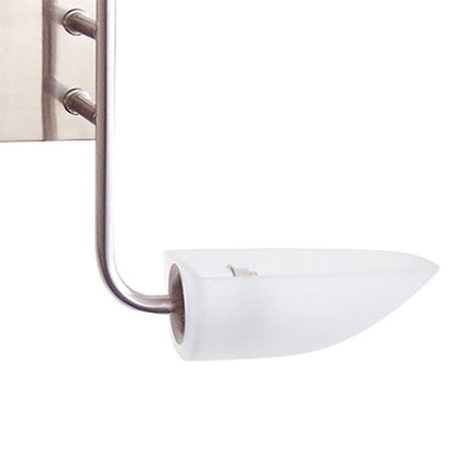 Diyas Udine Wall Light 2 Light G9 Satin Chrome/Frosted Glass