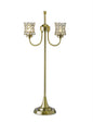 Diyas Nelson Table Lamp 2 Light G9 Antique Brass/Crystal