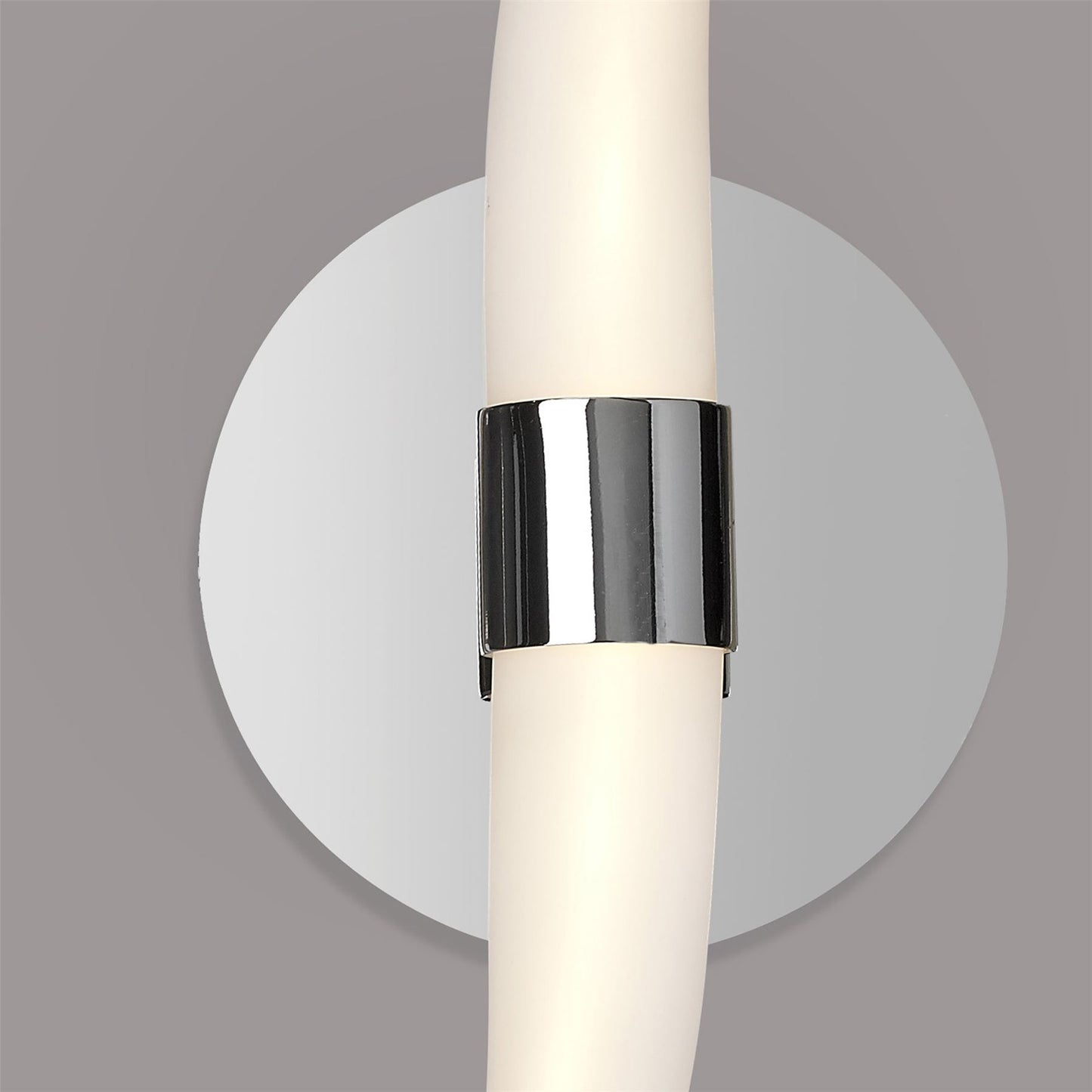 Mantra Armonia Wall Light Wave, 12W LED, 3000K, 900lm, Polished Chrome/Frosted Acrylic, 3yrs Warranty