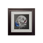 Diyas Home Crystal Wall Art (DH) Nature Moonlight Swans Black Frame Blue, Pink, Clear Crystal