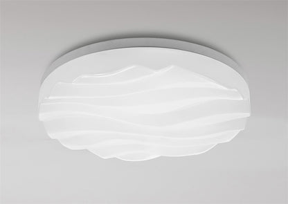 Mantra M5041 Arena Ceiling/Wall Light Medium Round 36W LED IP44 3000K, 3240lm, Matt White/White Acrylic, 3yrs Warranty