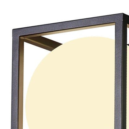 Mantra Desigual Medium Wall Light, 1 Light E27, Matt Black
