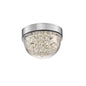 Diyas Harper 20cm Small Flush  6W 500lm LED 4000K Polished Chrome/Crystal, 3yrs Warranty Crystal Ceiling Light Fitting