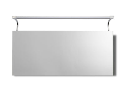 Mantra M5088 Sisley Wall Light 10W LED Big Double IP44 4000K, 850lm, Silver/Frosted Acrylic/Polished Chrome, 3yrs Warranty