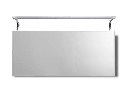 Mantra M5088 Sisley Wall Light 10W LED Big Double IP44 4000K, 850lm, Silver/Frosted Acrylic/Polished Chrome, 3yrs Warranty