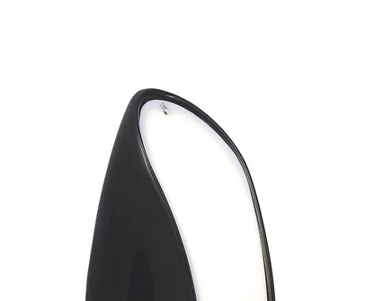 Mantra Pasion Wall Light 2 Light E27, Gloss Black/White Acrylic/Polished Chrome, CFL Lamps INCLUDED