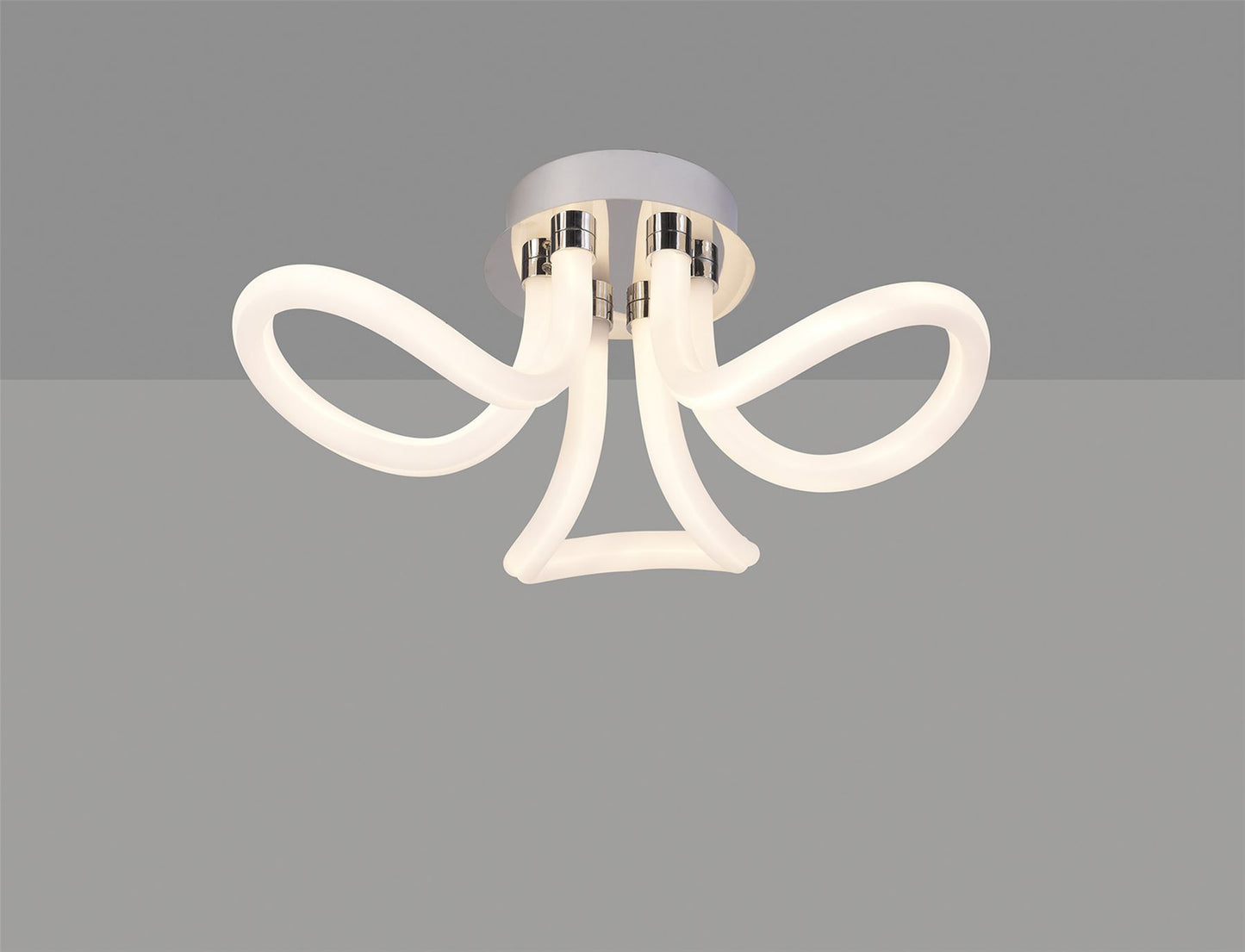 Mantra Knot LED II Knot II Ceiling Light, 40W LED, 3000K, 3000lm, IP20, Chrome, 3yrs Warranty