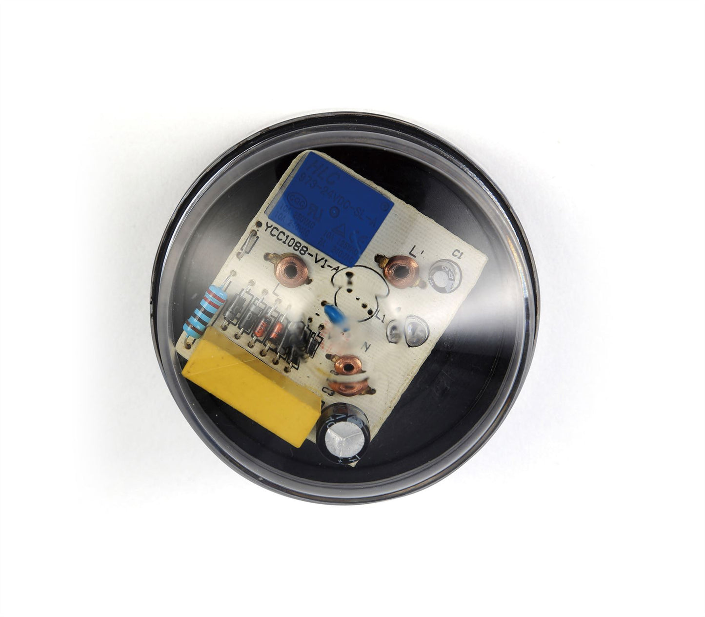 Deco Espial Wall Mounted Photocell Kit IP65 5-45Lux 10A Clear Cover/Black Ancillary