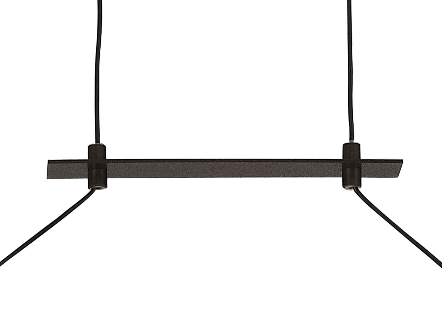 Mantra Sahara XL M5801 Sahara BR XL Linear Pendant 42W LED 2800K, 3400lm, Frosted Acrylic, Brown Oxide, 3yrs Warranty