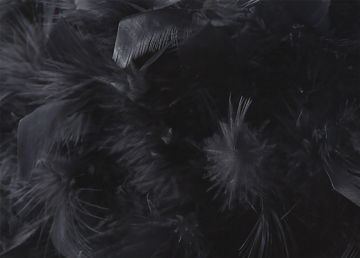 Diyas Arqus Feather Shade Black 410mm x 230mm