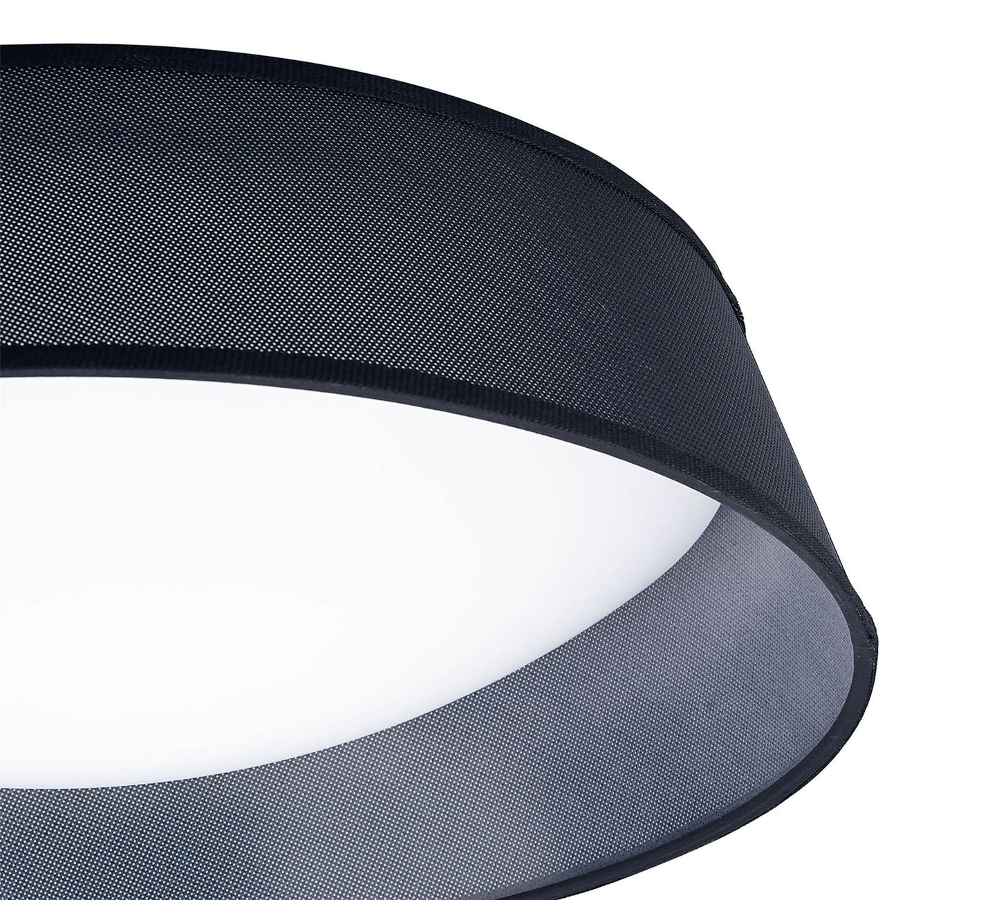 Mantra Nordica Plafones M4967 Nordica Ceiling 60W LED 90cm Black 3000K, 4200lm, White Acrylic with Black Shade, 3yrs Warranty