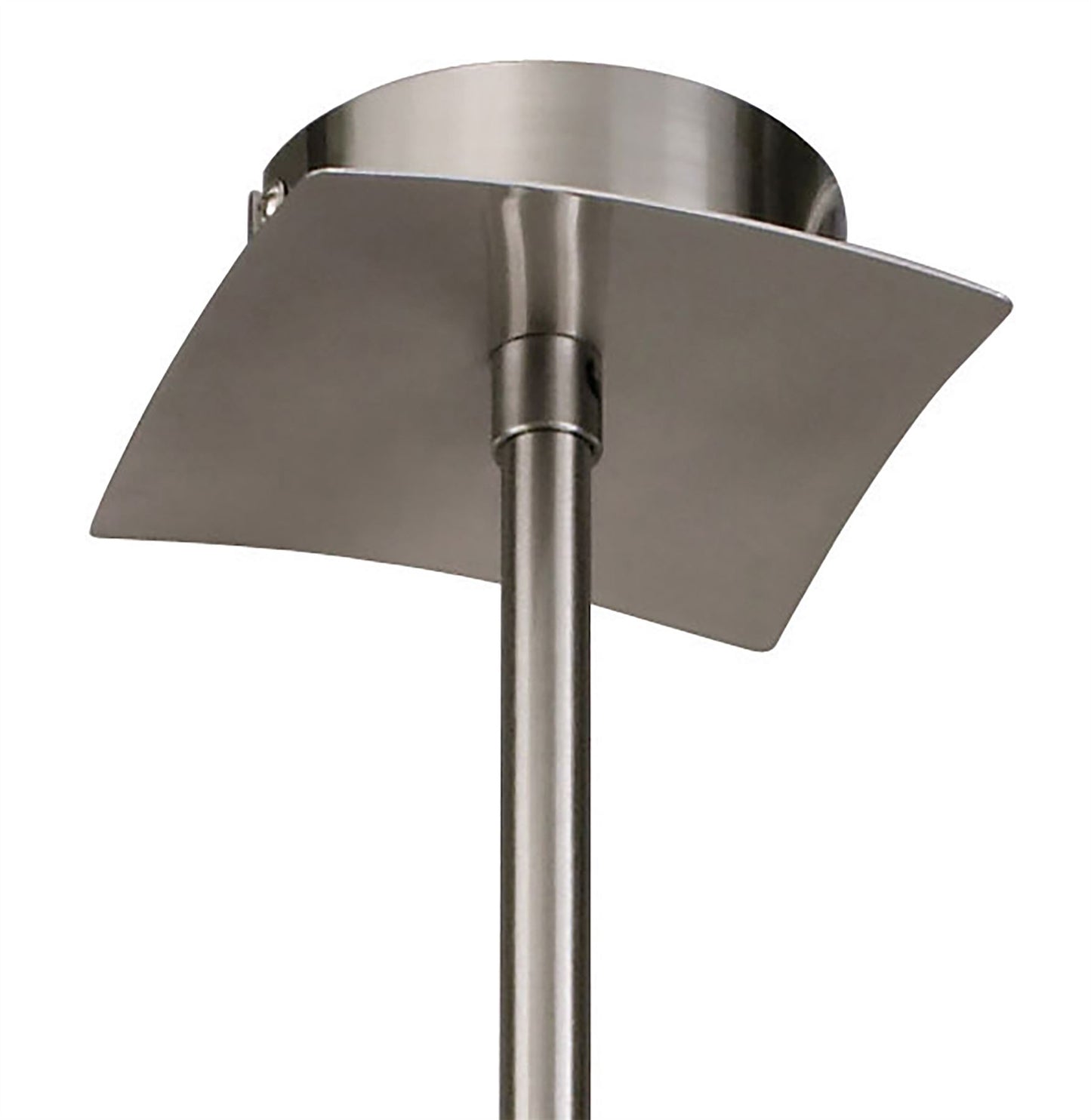 Mantra Alaska GU10 82cm Pendant Convertible To Semi Flush 8 Light L1/SGU10, Satin Nickel, CFL Lamps INCLUDED