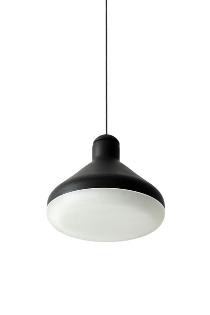 Mantra Fusion Sirio 13.5cm 1 Light Pendant, 8W LED, 3000K, 590lm, Black, 3yrs Warranty