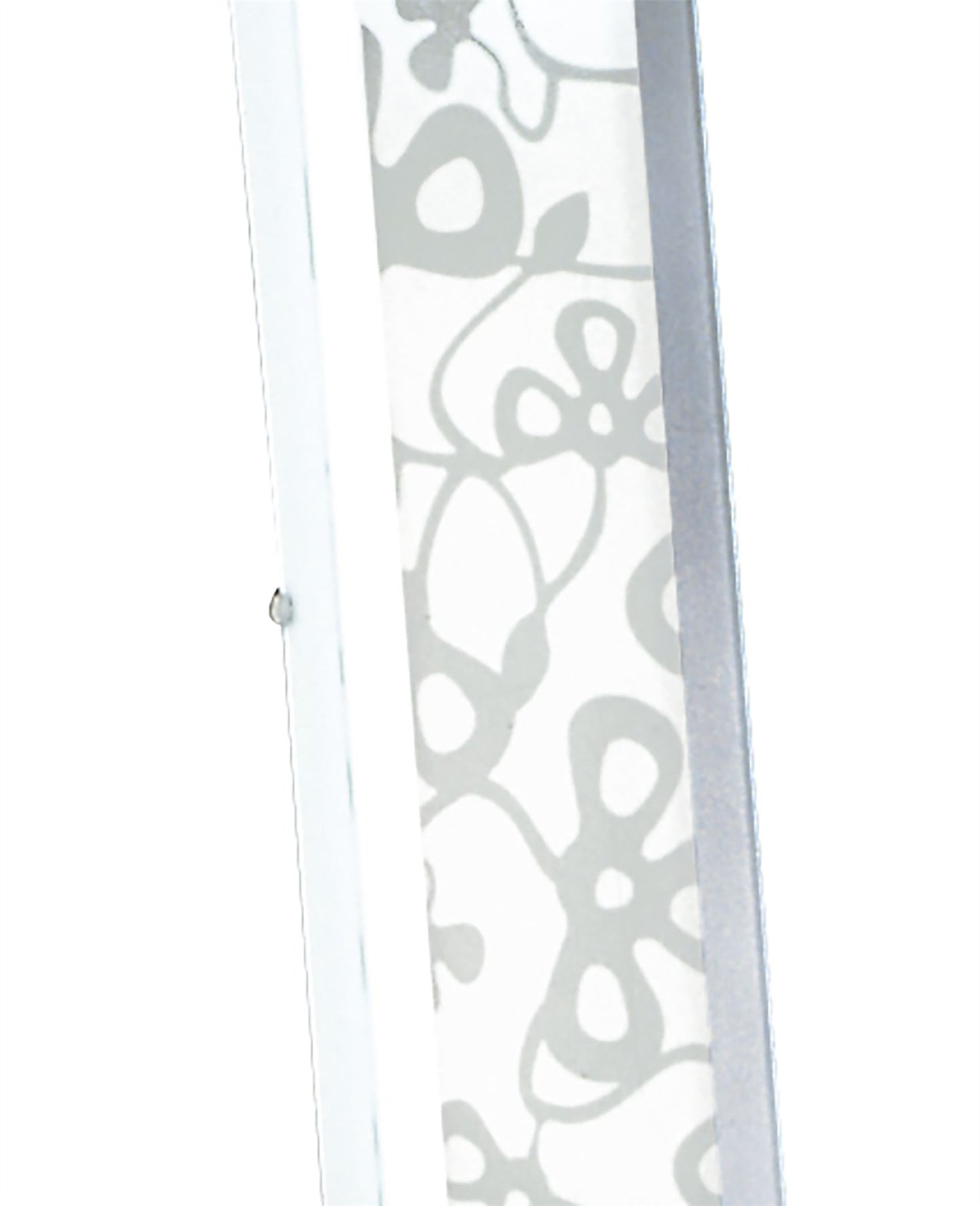 Mantra Euphoria Floor Lamp 2 Light T5, Polished Chrome/Opal White Glass, NOT LED/CFL Compatible