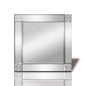 Diyas Home Vita 60cm x 60cm Square Cut Detailed Mirror (Can Only Be Shipped On A Pallet, Additional Charges May Apply.) Mirrors