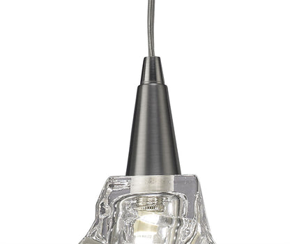 Mantra M3754 Iku Pendant 1 Light G9, Satin Nickel