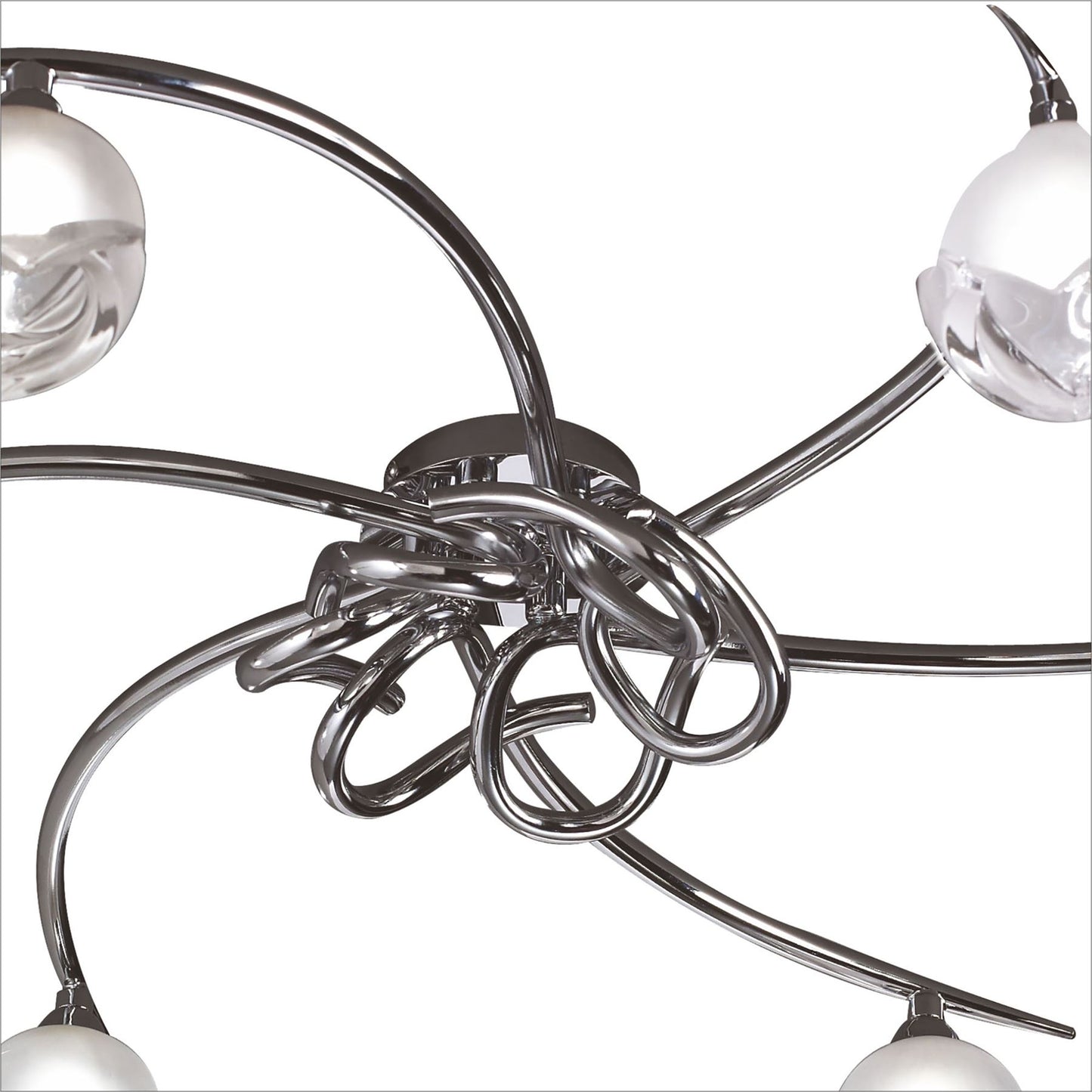 Mantra M0806 Fragma Ceiling 6 Light G9, Polished Chrome