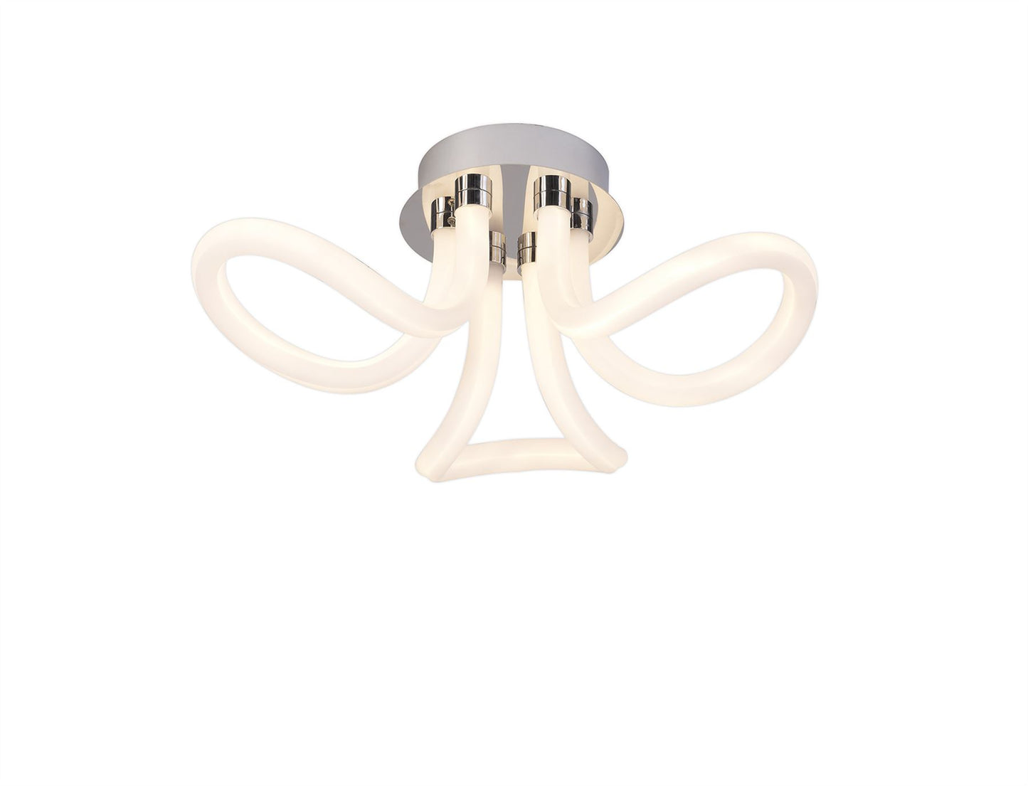 Mantra Knot LED II Knot II Ceiling Light, 40W LED, 3000K, 3000lm, IP20, Chrome, 3yrs Warranty
